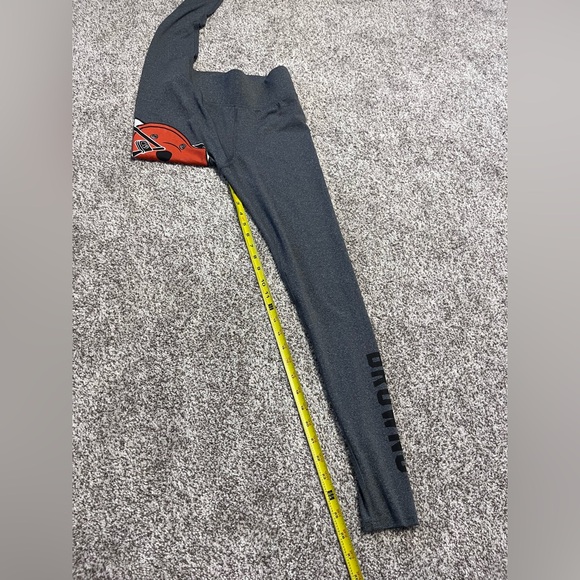 Cleveland Browns Leggings Womens Small NFL Football Gray Athletic Leggings - Picture 5 of 10